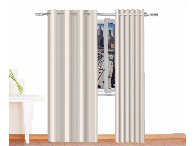 Cortina decorativa THOR Color Arena Blanco