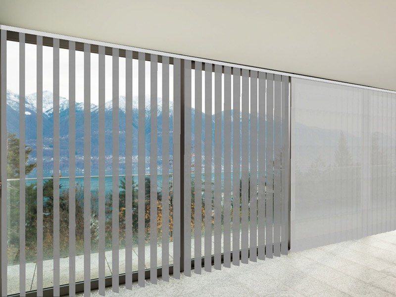 Verticales Screen 3500 ignífugo color gris perla gris oscuro