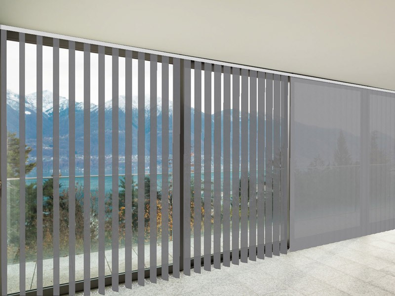 Verticales Screen 5000 ignífugo color gris perla gris oscuro