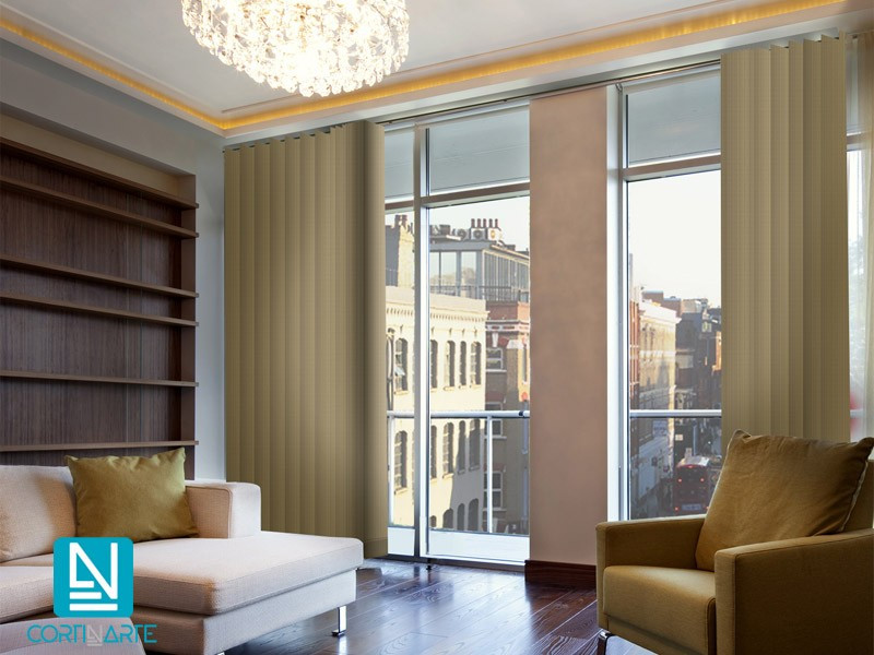 Verticales Opaco C BLACK OUT beige oscuro