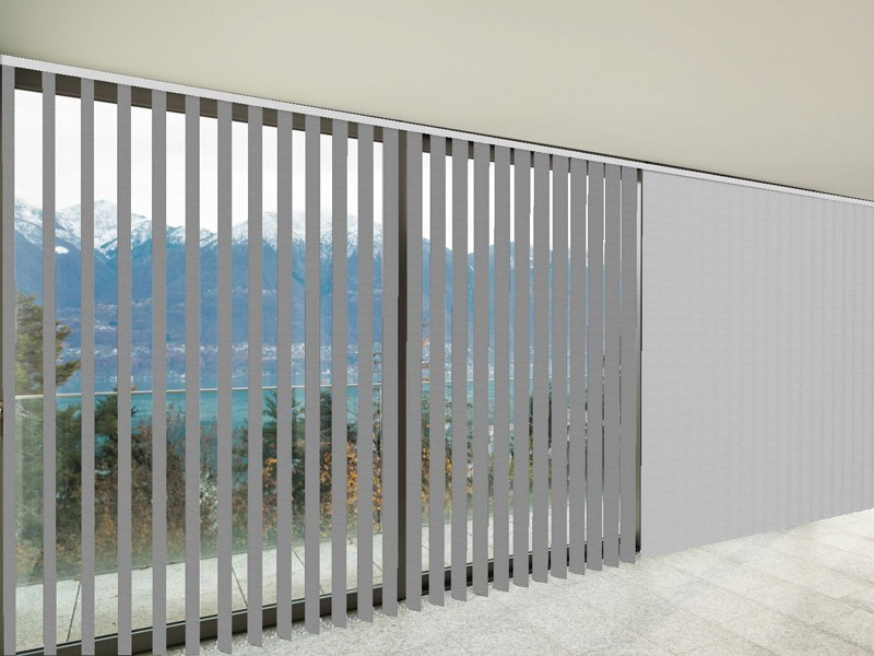 Verticales Opaco C BLACK OUT color gris ceniza