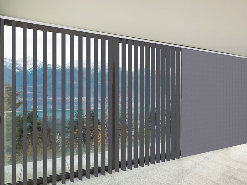 Verticales Opaco C BLACK OUT color gris