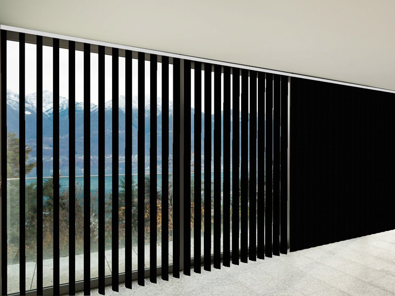 Verticales Opaco C BLACK OUT color negro