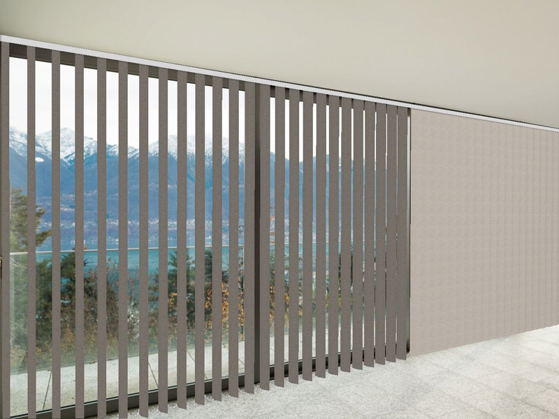 Verticales Opaco C BLACK OUT color ocre