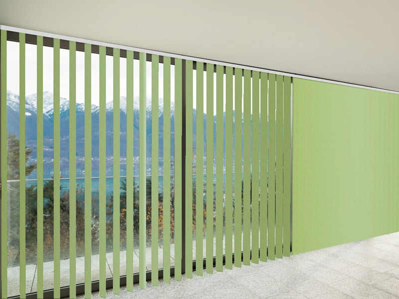 Verticales Traslúcido MIAMI color verde pastel