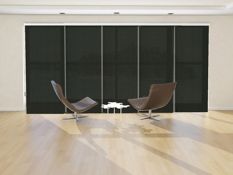 Panel japonés decorativo ZEUS color ocre pardo