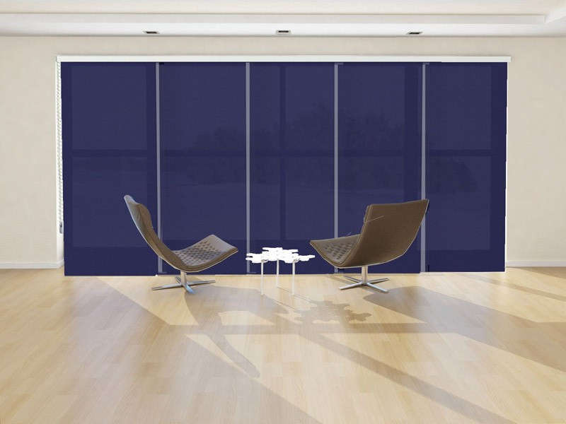 Panel japonés decorativo ZEUS color azul marino