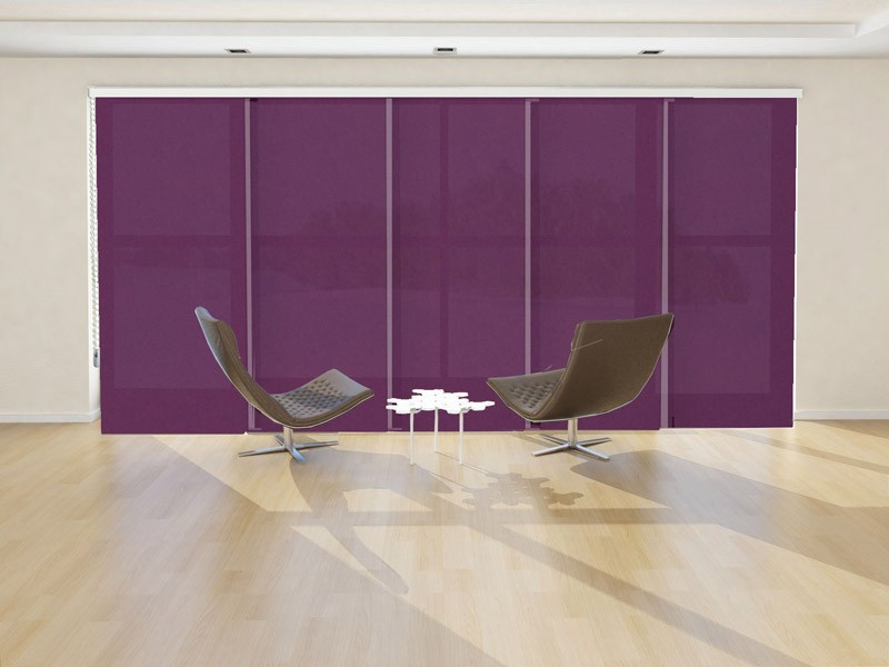 Panel japonés decorativo ZEUS color ultra violet