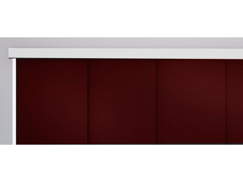 Panel japonés opaco C BLACK OUT burdeos