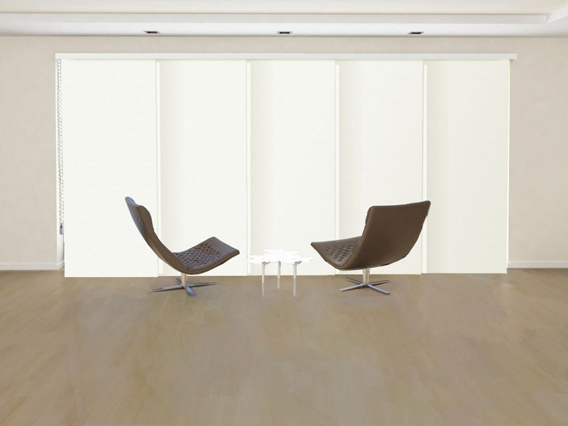 Panel japonés opaco C BLACK OUT color blanco roto