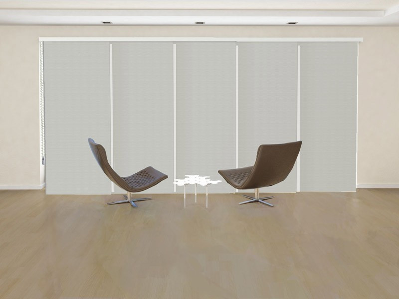 Panel japonés opaco C BLACK OUT color gris ceniza