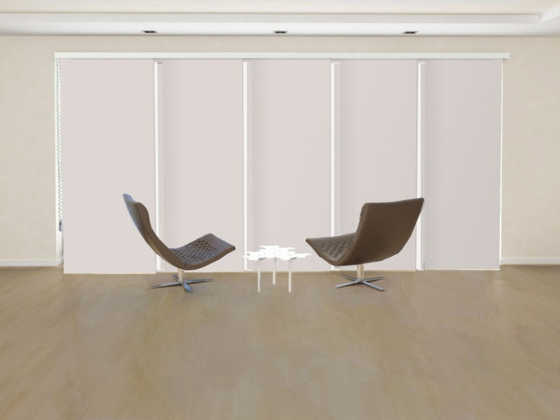 Panel decorativo opaco JUPITER color blanco roto