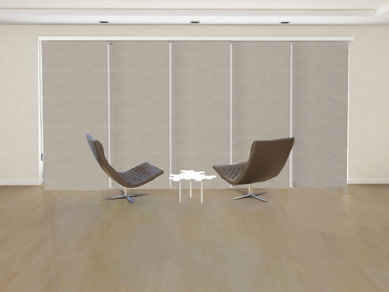 Panel decorativo opaco JUPITER color gris ceniza