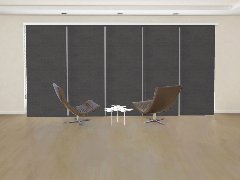 Panel decorativo opaco JUPITER color gris acorazado