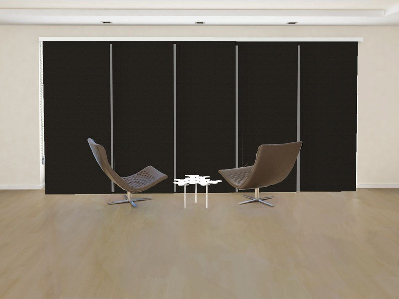 Panel decorativo opaco JUPITER color antracita