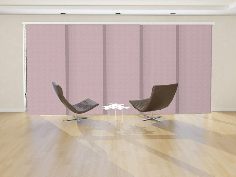 Panel japonés traslúcido MIAMI color caoba