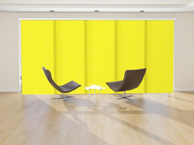 Panel japonés traslúcido MIAMI color amarillo