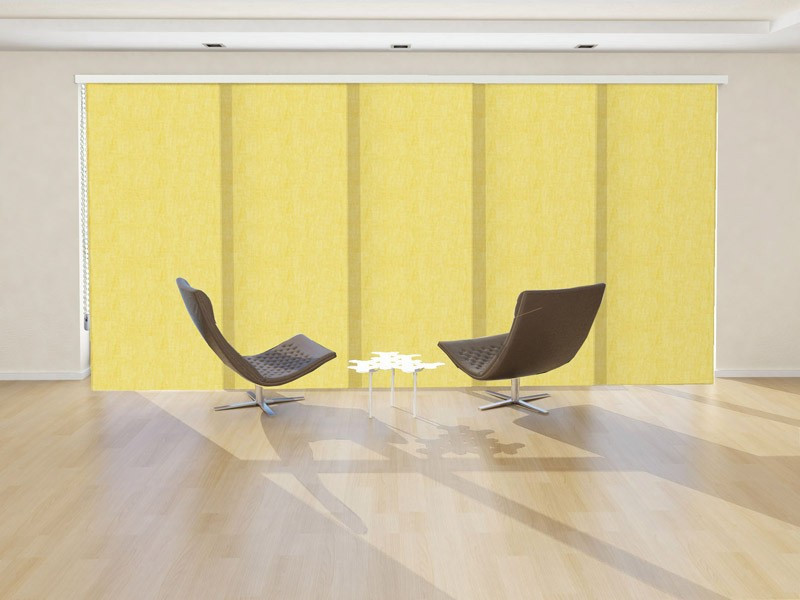 Panel japonés traslúcido MIAMI color limon