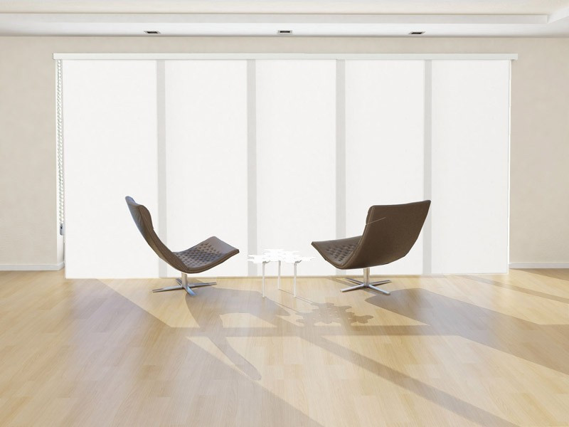 Panel japonés traslúcido SHANTUNG color blanco navajo