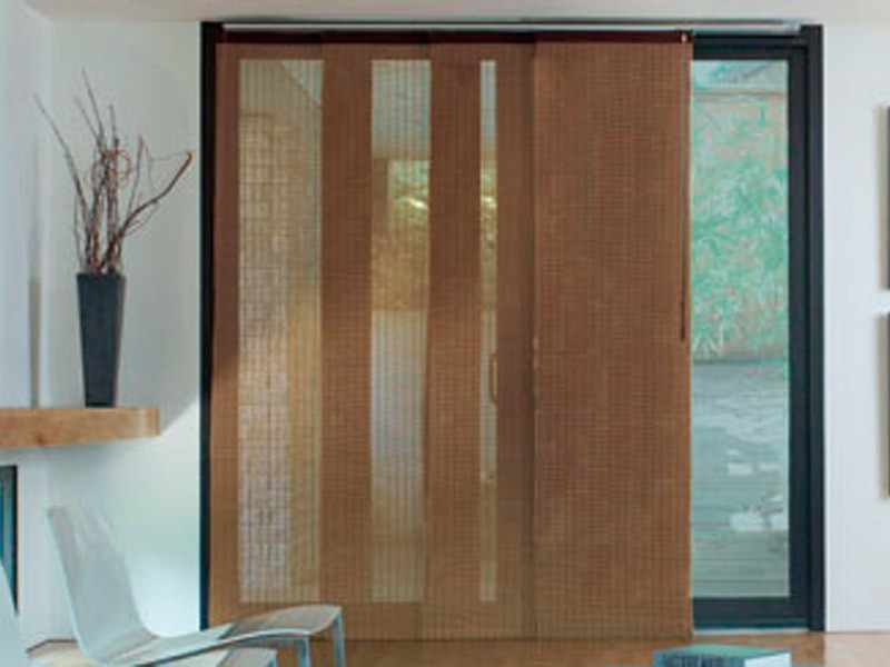 Panel japonés visillo ANUBIS ocre