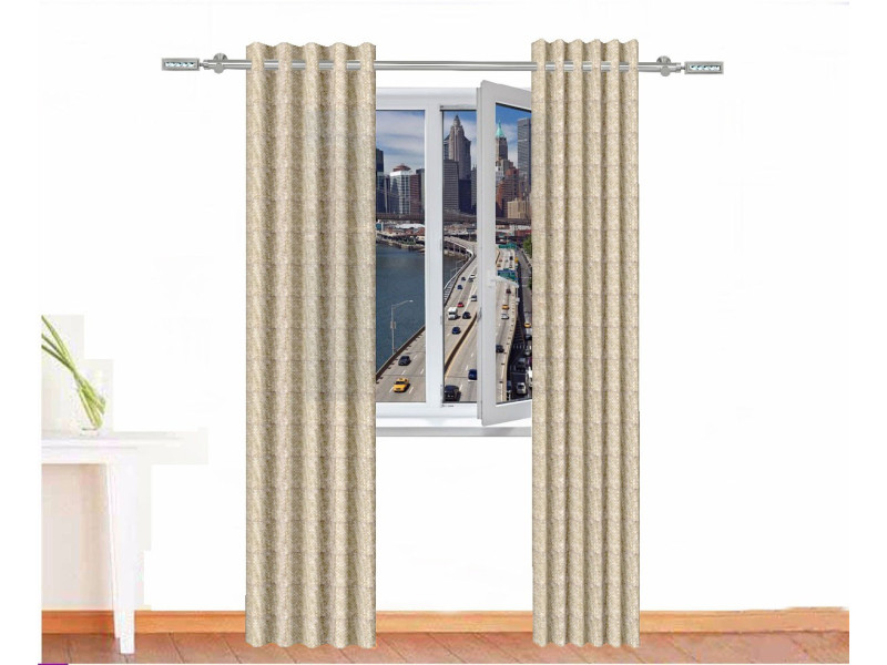 Cortina decorativa HOR color gris ceniza oscuro