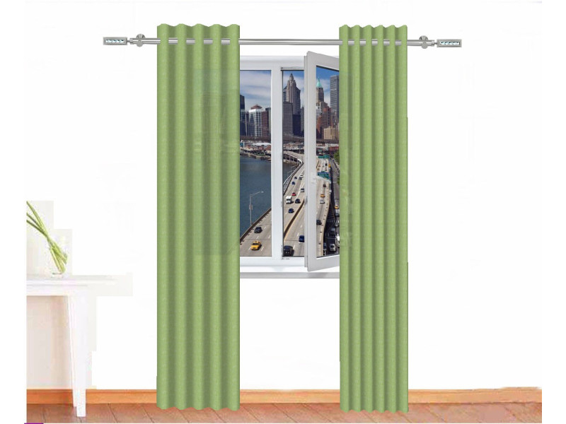 Cortina decorativa imhotep color verde pistacho