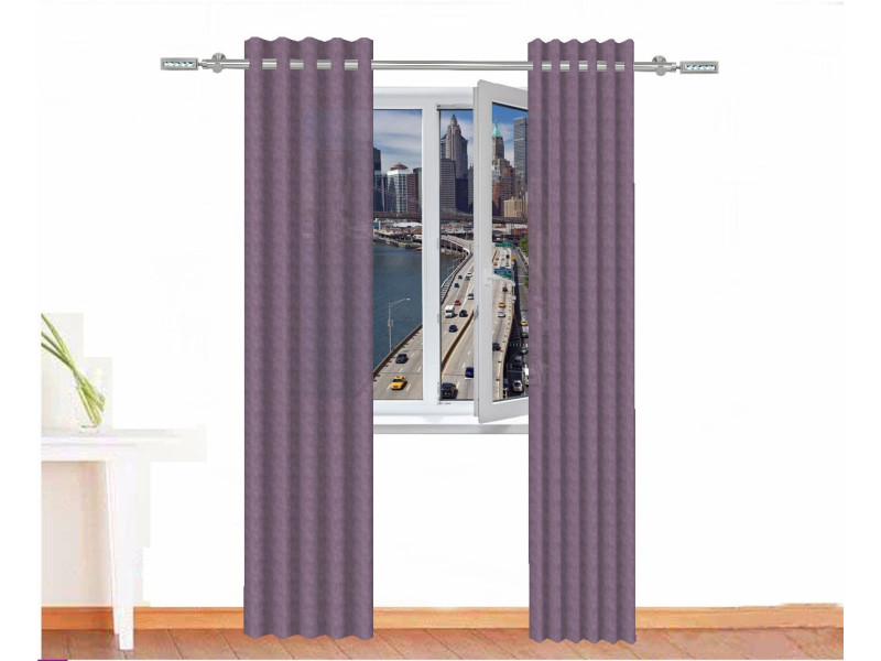 Cortina decorativa imhotep color lavanda oscuro