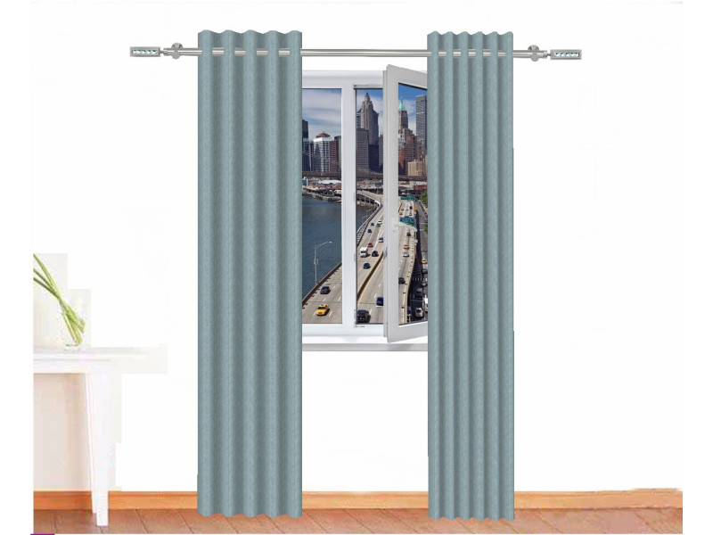 Cortina decorativa imhotep color azul cerúleo