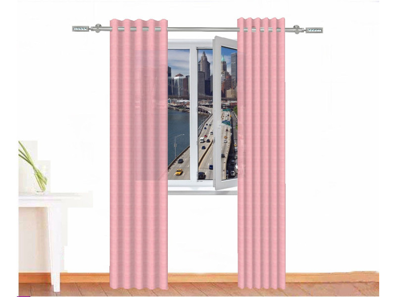 Cortina decorativa sejmet color fucsia palido