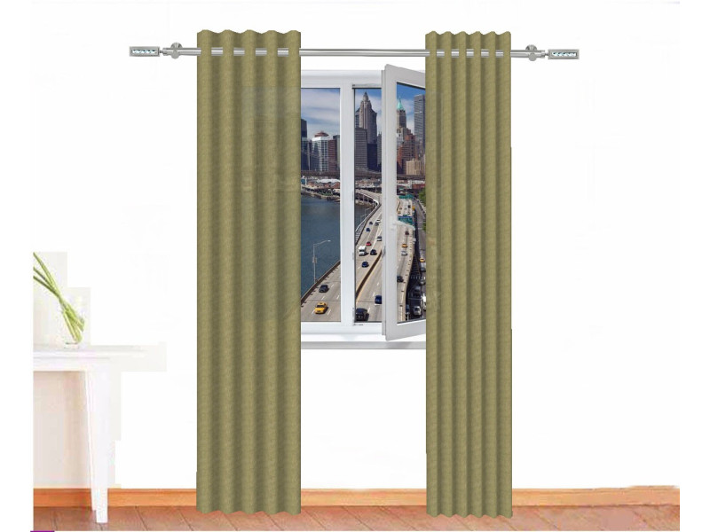 cortina decorativa alpaca zeus ocre amarillento
