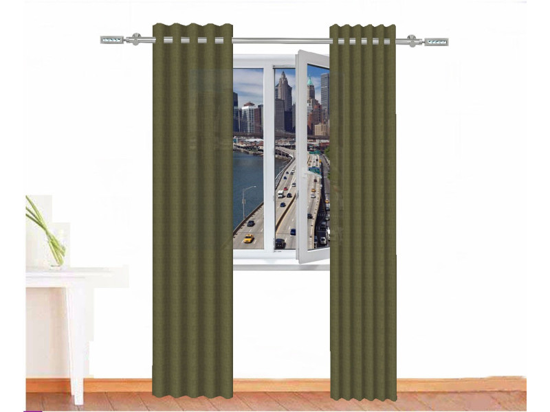 cortina decorativa alpaca zeus ocre dorado