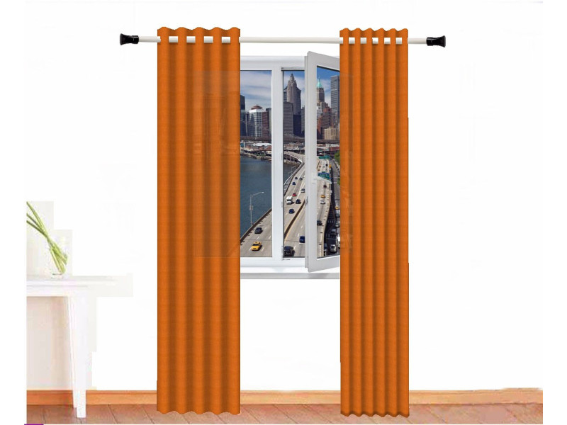 cortina decorativa alpaca zeus naranja