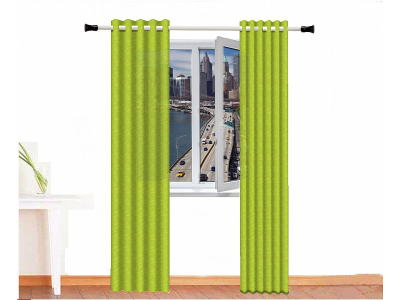 cortina decorativa alpaca zeus verde absenta