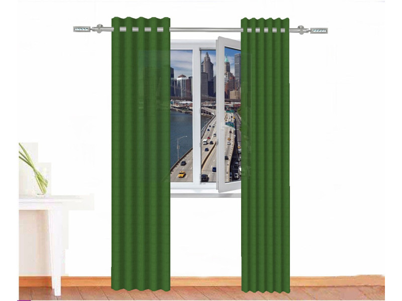 cortina decorativa alpaca zeus verde bosque