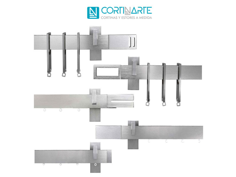 Mecanismo barra cortina SLIM