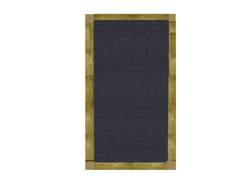 Mosquitera Corredera escuadra bronce madera roble golden