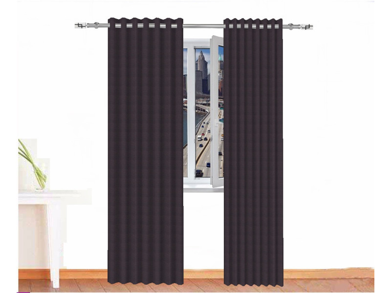 Cortina opaca BASTET gris acorazado ignífuga absorción acústica