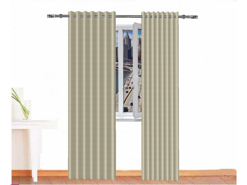 Cortina opaca BASTET blanco navajo ignífuga absorción acústica