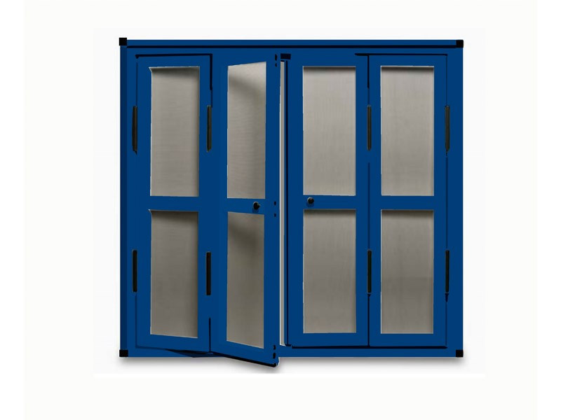 Mosquitera de Puerta Abatible azul genciaga