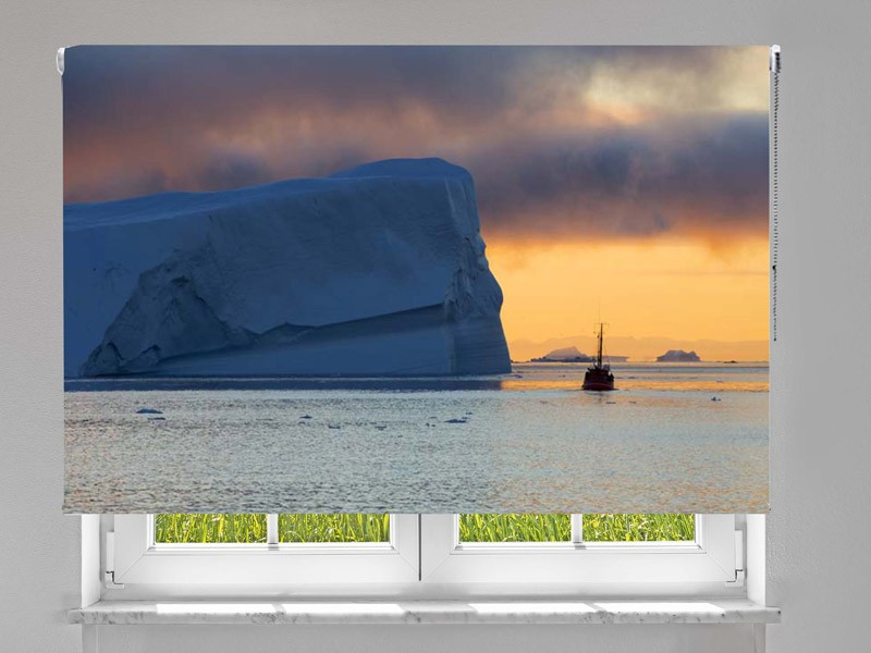 Estor enrollable FOTOGRAFIA  glaciar