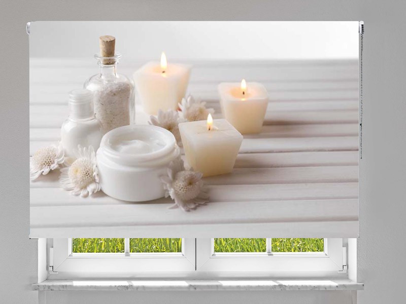 Estor enrollable FOTOGRAFIA velas