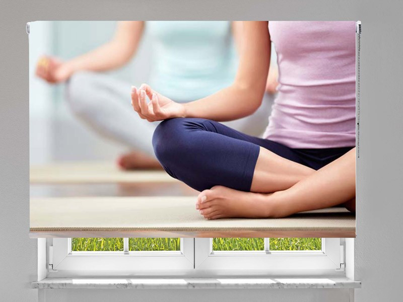 Estor enrollable FOTOGRAFIA yoga