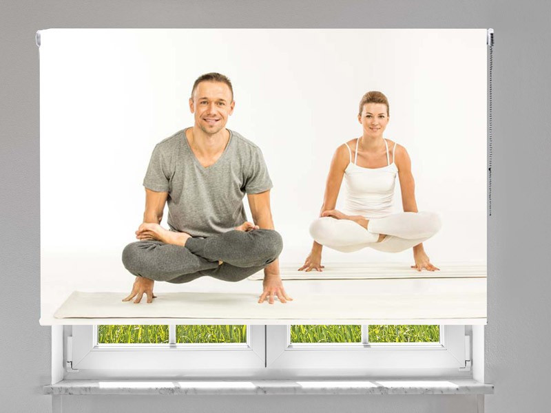 Estor enrollable FOTOGRAFIA yoga 2