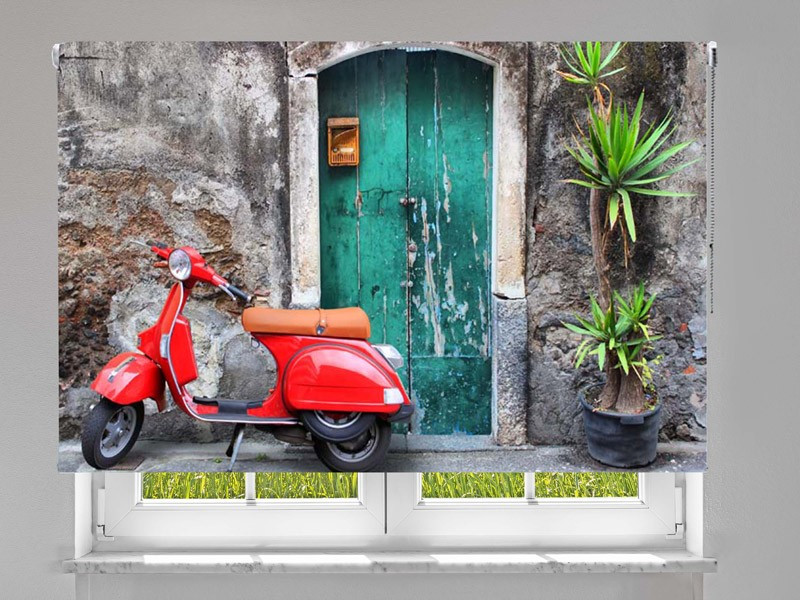 Estor enrollable FOTOGRAFIA vespa