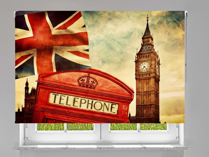 Estor enrollable FOTOGRAFIA london telephone