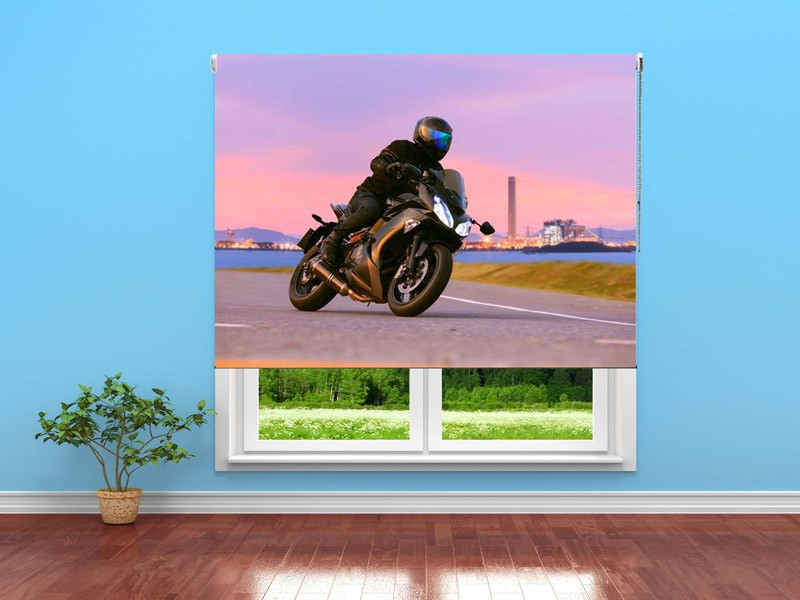 Estor enrollable JUVENIL moto 2