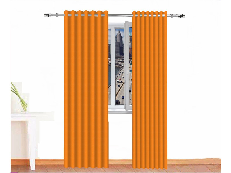 Cortina opaca SOBEK COLORS resina acrílica color  naranja rojizo