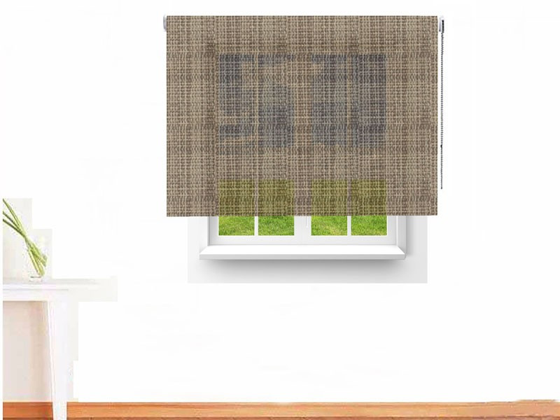 Estor enrollable Screen BICOLOR ignífugo plata perla