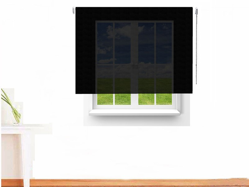 	Estor enrollable Screen 3500 ignífugo color negro bronce