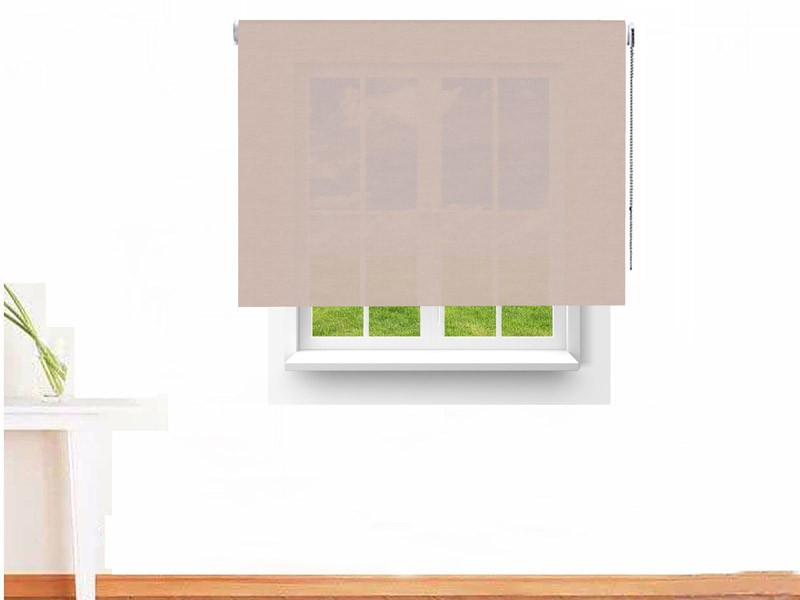 	Estor enrollable Screen ignífugo 4000 color blanco sable